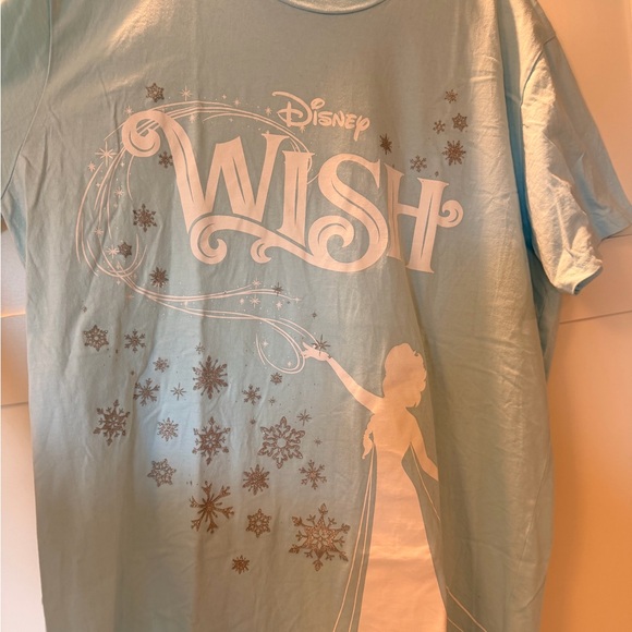 Frozen Arendelle Aqua Disney Cruise Line Wish Shirt with Elsa - Picture 2 of 5